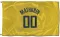 Gold Indiana Pacers Bennedict Mathurin   Flag (3 X 5)