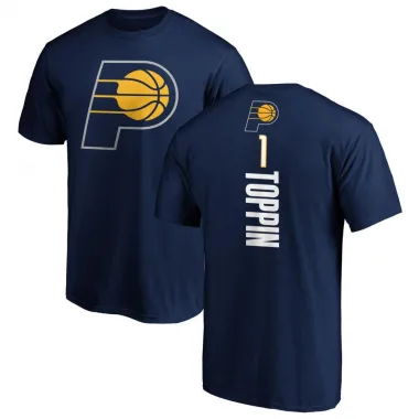 Navy Youth Obi Toppin Indiana Pacers Backer T-Shirt